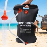 Chauffe-eau solaire portable pliable en PVC Baolong Custom 20L pour le camping en plein air et la sécurité avec sac de chauffage