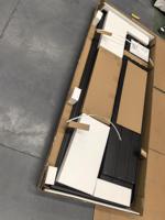 Cadre de lit de luxe en acier robuste de 17 pouces pour hôtel, avec système de maintien de matelas encastré, compatible avec les lits plateforme commerciaux Full/Queen/King