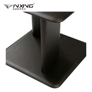 Tavolino da Caffè Moderno di Lusso in Impiallacciatura Affumicata Portatile <span class=keywords><strong>50x50</strong></span> per Arredamento Soggiorno - Product Image 6