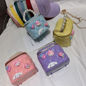 Schattige Cartoon Jelly Crossbody Tas Meisjes Kinder Mini Handtas Rits Sluiting Modieuze Pvc Waterdichte Polyester Voering Munt - Product Image 4
