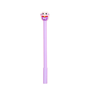 LongPrachtige Custom Cartoon Custom Kerst Schattig Relatiegeschenk Cartoon Gel Pen Zacht Rubber Schattige Meisje Pennen - Product Image 6