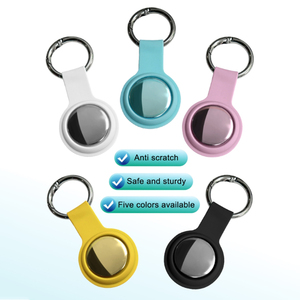 IOS & Android perangkat Google pelacak hewan peliharaan Smart Air Tag Bluetooth 4G LBS silikon tahan Air antihilang pencari lokasi kunci mobil anak-anak - Product Image 5