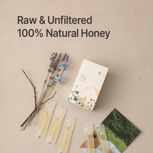 Paquetes de Miel de Acacia Coreana Premium, 100% Miel Cruda Natural Pura en Sobres, Miel Portátil en Porciones Individuales para Bebidas y Alimentos - Product Image 1