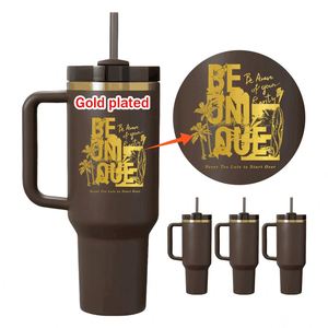 Gobelets personnalisés en acier inoxydable, cuivre, brun foncé, chocolat, or H2.0, 30 oz, 40 oz, pour gravure au laser - Product Image 2
