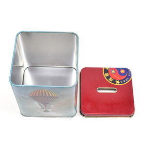 Popular reutilizable hogar decorativo lata moneda banco caja de ahorro de dinero cuadrado Metal hucha - Product Image 4