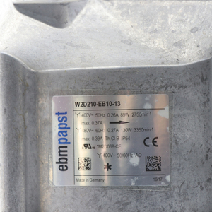 Ventiladores Axiales ebmpapst W2D210-EB10-13 de 210 mm, 130 W, 230 V CA, Ventiladores Eléctricos, Ventiladores de Aire Acondicionado, Ventiladores de Refrigeración Axiales - Product Image 2
