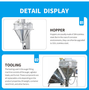 Máquina automática de llenado y tapado de polvo <span class=keywords><strong>suelto</strong></span> cosmético línea de producción de polvo <span class=keywords><strong>suelto</strong></span> - Product Image 5