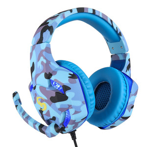 หูฟังสำหรับเล่นเกม,อุปกรณ์เสริม Ps4มีสายสำหรับเล่นเกมลายพราง - Product Image 4