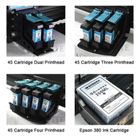 Plotter de corte e impresión de contornos de patrones de papel para prendas de vestir, de gran venta, con inyección de tinta