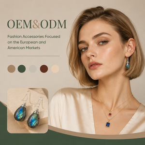 Ear Enlace Oem Odm Silver Plated Wire Wrapped Water Drop Labradorite Dangle <b>Hook</b> <b>Earrings</b> Natural Gemstone Women Jewelry - Product Image 1