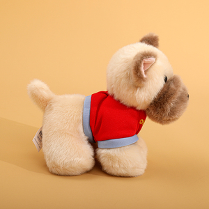 Peluche de <span class=keywords><strong>Cachorro</strong></span> Kawaii con Ropa Deportiva Colorida, Muñeco de Mascota Sentado, Lindo Amuleto de Bolsa de Dibujos Animados para Adolescentes - Product Image 4