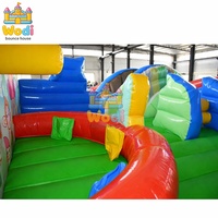 Castillo Inflable Blanco de PVC de Grado Comercial WODI de 0.55mm para Niños y Adultos, Diseño Libre