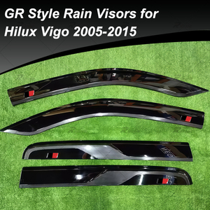 Deflectores de Ventana de Fibra de Carbono ABS GR para Hilux <span class=keywords><strong>Vigo</strong></span> 2005-2015, Protectores Contra la Lluvia, Accesorios Exteriores - Product Image 2