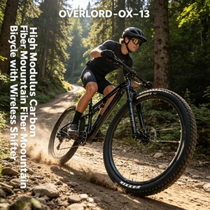 Bicicleta de Montaña de <span class=keywords><strong>Carbono</strong></span> con Transmisión Inalámbrica de 13 Velocidades, Amortiguador de Aire para Descenso Deportivo, Pintura Personalizada, Venta al Por Mayor de Bicicletas <span class=keywords><strong>MTB</strong></span> - Product Image 1