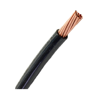 Alambre de construcción de cobre de PVC de 600V con certificación UL83, aislamiento IEC subterráneo de 100m de un solo núcleo sólido trenzado de Thhn Thwn de m