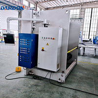 Machine de pliage de tôles en acier inoxydable entièrement automatique et synchronisée, économique, 225 tonnes, 3100 mm, moteur 13,2 kW, entrepôt DARDON