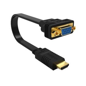 Convertisseur HDMI vers VGA avec résolution 1080p, prise en charge audio, idéal pour connecter des appareils vidéo à des moniteurs ou - Product Image 1