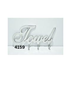 Premium Quality Decorative ‘Towel’ Metal <b>Wall</b> <b>Hook</b> <b>Rack</b> for Bathroom <b>Wall</b> Mounted Towel & Cloth Holder Available for Sale - Product Image 3