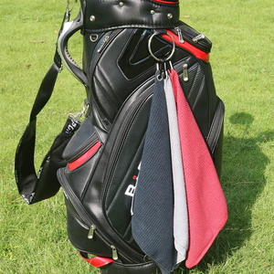 Toalha de Golfe Profissional em Microfibra com Logotipo Personalizado e Fecho de Velcro para Presentes de Golfe Masculinos - Product Image 4