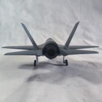 Modèle de chasseur F35 en alliage de zinc moulé sous pression à l'échelle 1/48 de haute précision, peint à la main, style artistique, décoration d'intérieur, cadeau d'affaires