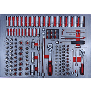 Hot Sales Tool Multi-Drawer With Tools Factory OEM Large Capacity Tool Storage Cabinet Tool Trolley <strong>Metal</strong> <strong>Workbench</strong> Tool Cabinet - Product Image 4