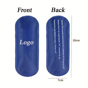 Bolsa de Hielo Reutilizable Impermeable de 7*18cm y 90g con Logotipo Personalizado al por Mayor de Fábrica, para Medicamentos - Product Image 1