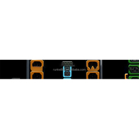 V-Ertiv Geist GU2 1U Connecteur Accessoire PDU Intelligent pour Rack C13/C19 16A/32A Unité de Distribution d'Énergie pour Centres de Données