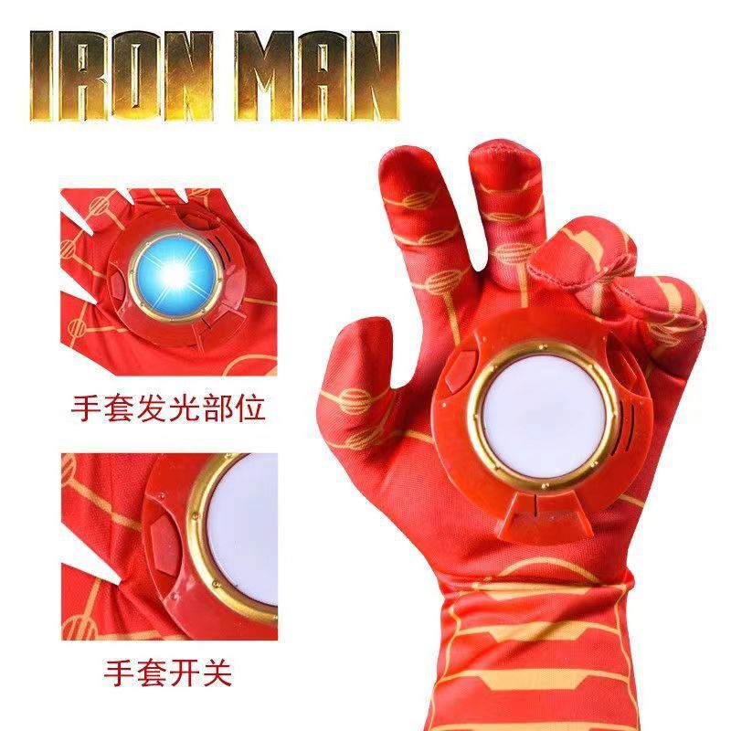 Iron Man's glowing gloves