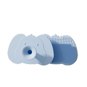 Spazzola in Silicone Morbido per <span class=keywords><strong>Shampoo</strong></span> Neonati, Massaggiatore Delicato per il Cuoio Capelluto, Spazzola per Lavaggio Capelli per Rimozione Crosta Lattea, OEM ODM Ingrosso - Product Image 2