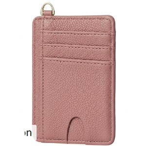 WRIZA Black Premium Leather <b>RFID</b> <b>Blocking</b> No Closure <b>Wallet</b> Slim Multi Card Holder Durable Everyday Use Travel Friendly Fashion - Product Image 6