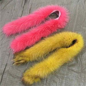 Abrigos de invierno con Cuello de piel de mapache - Product Image 4