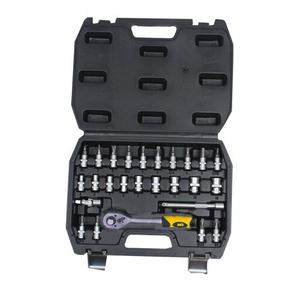 Set di 26 chiavi a bussola e accessori da 1/4\", include strumenti di precisione per manutenzione e riparazione di macchinari - Product Image 1