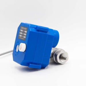 Vanne à boisseau sphérique électrique miniature DN10 en acier inoxydable, actionneur manuel/électrique intégré 5V/12V/24V/220V pour eau, gaz, huile, OEM - Product Image 1