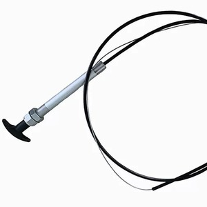 Mechanical Control Flexible Shaft With Black T Handle 1x1.0 Mm PVC Jacket IP44 For Buses <b>Coaches</b> Trucks - Product Image 4
