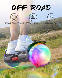 GYROOR 8.5 <span class=keywords><strong>Hoverboard</strong></span> à deux roues <span class=keywords><strong>volant</strong></span> pour adultes, <span class=keywords><strong>Hoverboard</strong></span> d'occasion pas cher, <span class=keywords><strong>Hoverboard</strong></span> électrique à auto-équilibrage pour enfants et adultes - Product Image 2