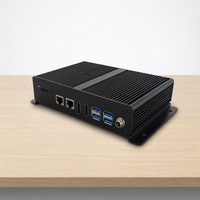 Mini PC industriel sans ventilateur Intel N150, 2*I226-V 2.5GbE LAN, 4*USB3.0, DDR4 2300 Mhz, SATA3.0 6Gb/s pour Windows 10 11, rail DIN