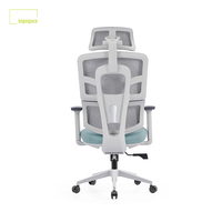 Chaise de bureau ergonomique en maille à dossier haut réglable, nouveau design moderne, personnalisation multicolore
