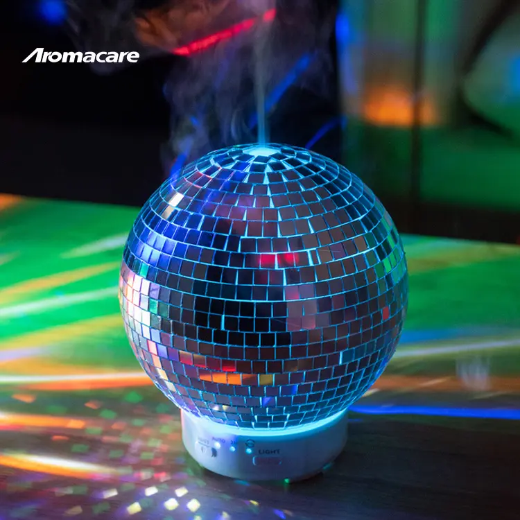 Aromacare 100ml Casa Aromaterapia Bola de discoteca a laser giratório Difusor de aroma de óleo essencial