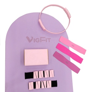 Set di Accessori per <span class=keywords><strong>Pilates</strong></span> Personalizzati di Alta Qualità e Durevoli, Tappetino Yoga in Tessuto di Poliestere, Blocco Yoga, Anello <span class=keywords><strong>Pilates</strong></span> Marca VIGFIT - Product Image 4