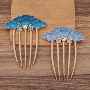 (14620) Accessoires DIY : Épingles à cheveux <span class=keywords><strong>de</strong></span> style ancien, <span class=keywords><strong>couronnes</strong></span> à cheveux en forme <span class=keywords><strong>de</strong></span> fleur et peignes - Product Image 1