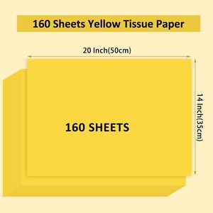 Bulk Yellow Tissue <strong>Paper</strong> 25x26 Inches Multi-Use Wrapping <strong>Paper</strong> for Gift Bags, Crafts, Wedding &amp; Birthday Party Decor <strong>Kite</strong> <strong>Paper</strong> - Product Image 3
