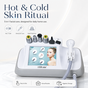 Strumento di Bellezza Facciale Multifunzione a Ultrasuoni Caldo/Freddo per Esfoliare, Affinare la Pelle, Calmare i Pori e Levigare il Contorno del Viso - Product Image 1