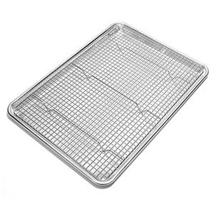 Bandeja de acero inoxidable para horno, soporte seguro para pan, galleta, <span class=keywords><strong>pie</strong></span>, cocina, para teñir, gran oferta - Product Image 5