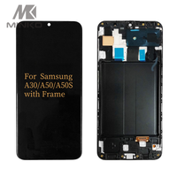 Vente en gros pour Samsung pour Galaxy A30 & A50S AMOLED écran LCD avec cadre Garantie 1 an