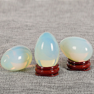 Yoni Massage Khoan 3 Kích Cỡ Tự Nhiên Bán Buôn Pha Lê Yoni Trứng Set Yoni Trứng Kanger Opal Trứng - Product Image 5