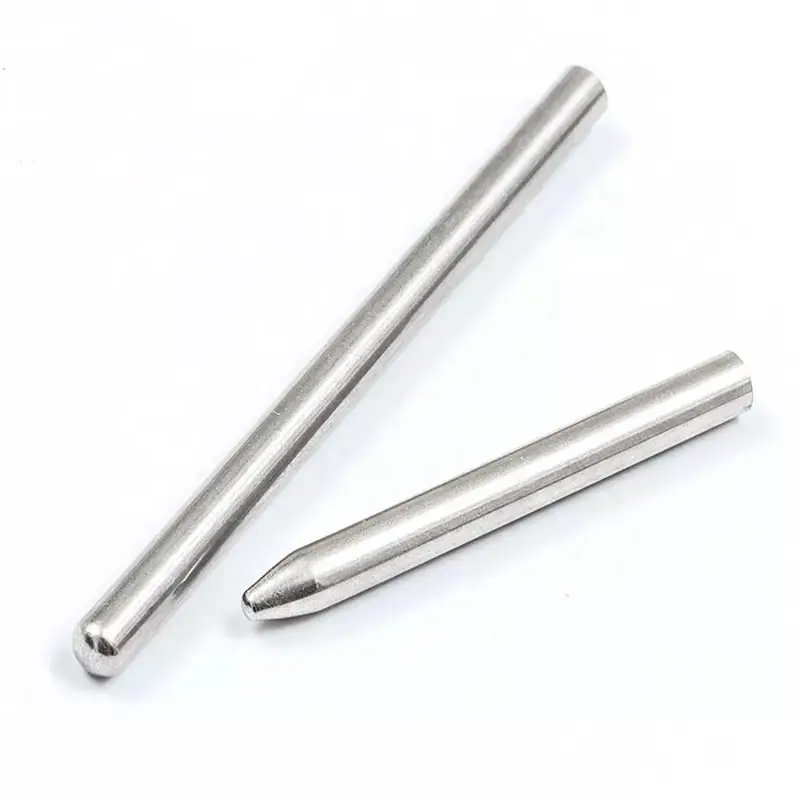 custom long stainless steel round end closed tube temperature sensor probe tube