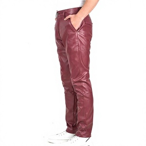 Best Supplier Genuine Leather Best Quality Men's Leather Pants Fashion Wear Premium Quality Men's Leather Pants - Product Image 1