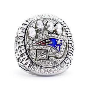 <span class=keywords><strong>Chicago</strong></span> <span class=keywords><strong>Bulls</strong></span> Championnat Anneaux Personnalisé USSSA Baseball Basketball Jeunesse Football Softball avec Diamant Pierre Principale Cadeau - Product Image 3