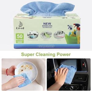 घरेलू सफाई लिंट-मुक्त सुखाने के लिए 30x30 सेमी बहु-उद्देश्य स्मार्ट रैग - Product Image 2