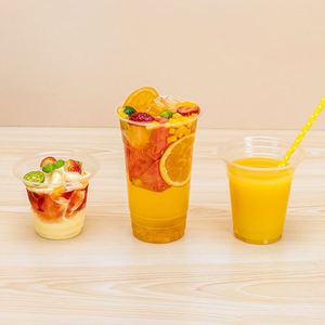 Vaso de Plástico PLA 100% Biodegradable y Compostable de Pared Simple para Bebidas Frías y Jugos, Tamaño Personalizado, para Aerolíneas - Product Image 5